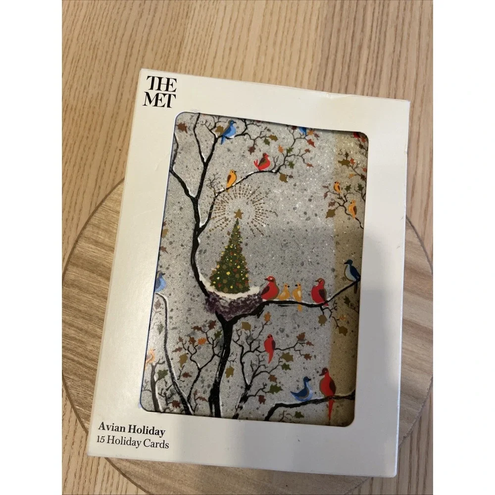 Met Museum Avian Holiday Cards 15 Ct Adolf Dehn Bird Print w/ Envelopes USA Made